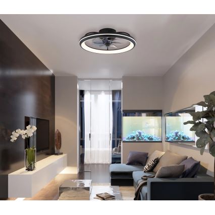 Globo - LED Hämardatav laeventilaator LED/40W/230V 3000-6500K + kaugjuhtimispult