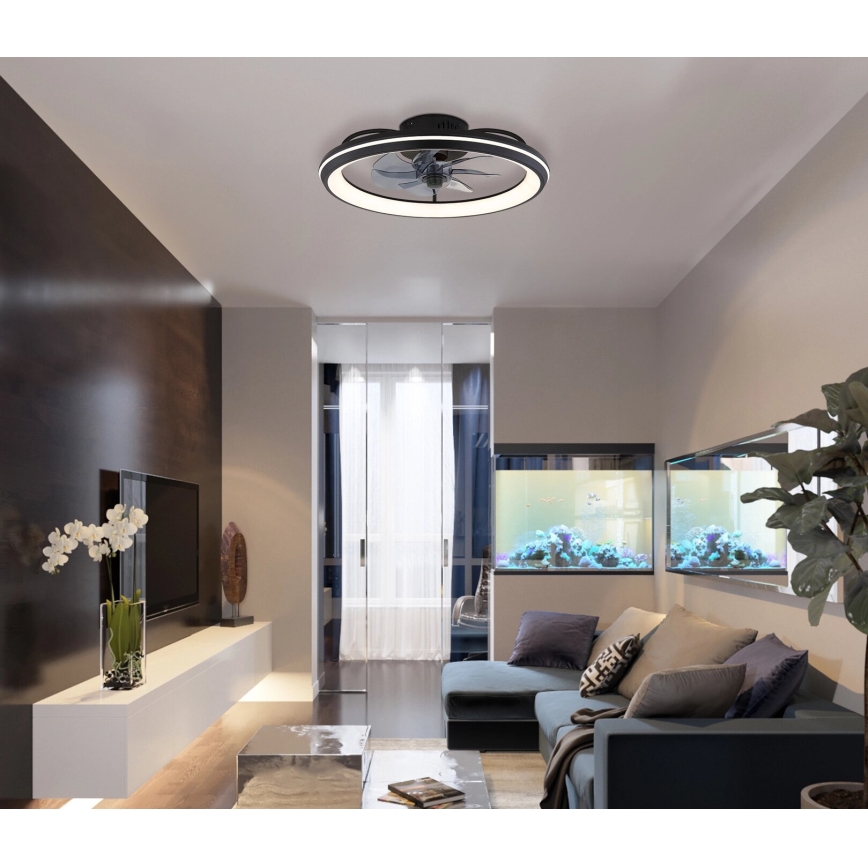 Globo - LED Hämardatav laeventilaator LED/40W/230V 3000-6500K + kaugjuhtimispult