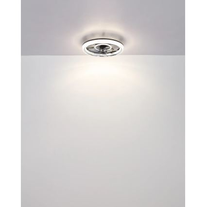 Globo - LED Hämardatav laeventilaator LED/30W/230V 2700-6000K + kaugjuhtimispult