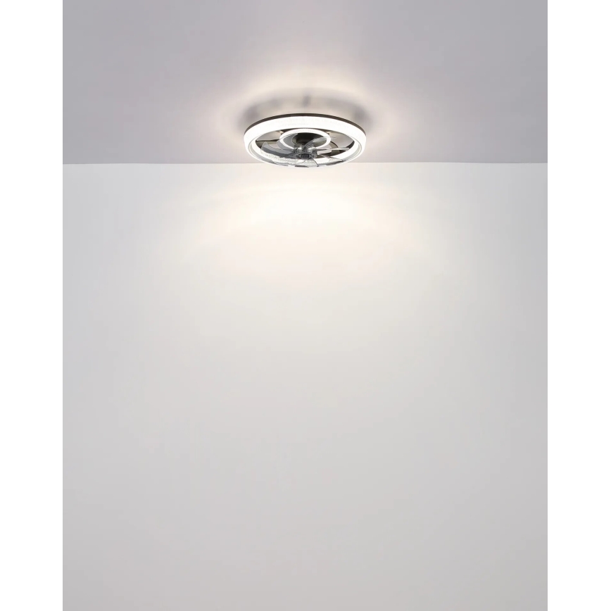 Globo - LED Hämardatav laeventilaator LED/30W/230V 2700-6000K + kaugjuhtimispult