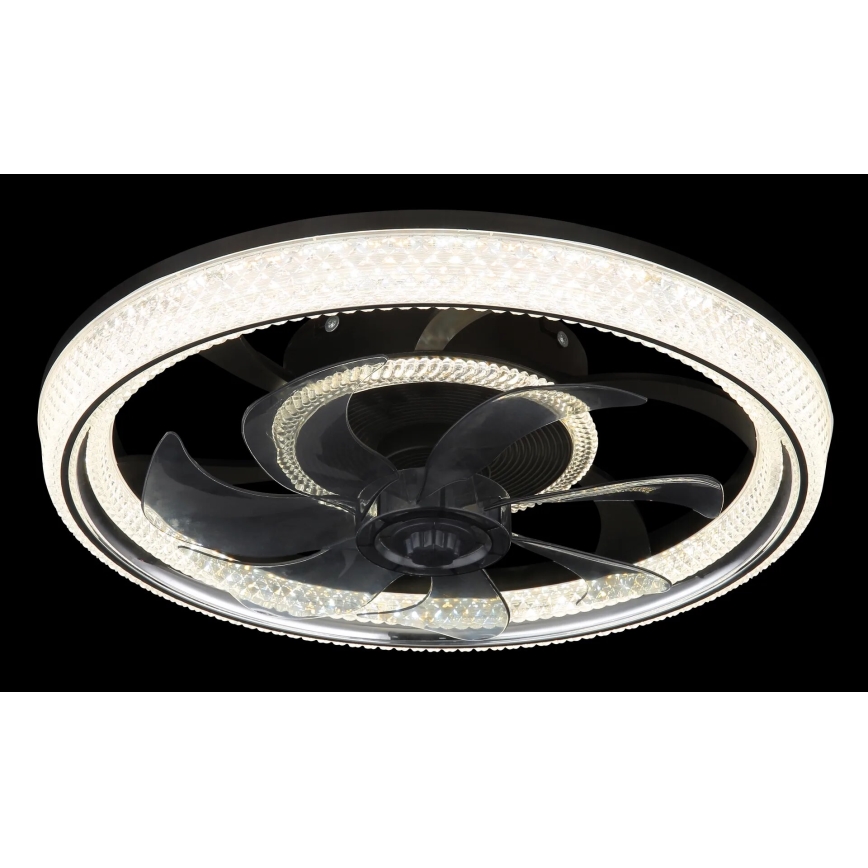 Globo - LED Hämardatav laeventilaator LED/30W/230V 2700-6000K + kaugjuhtimispult