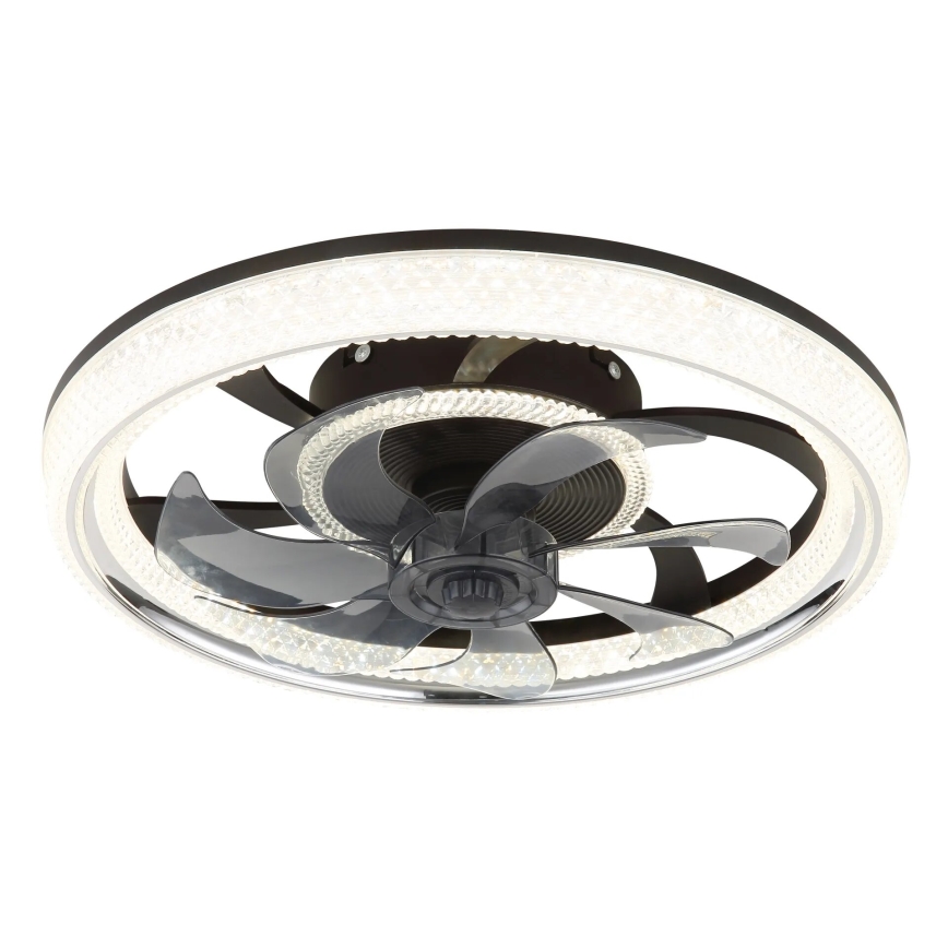 Globo - LED Hämardatav laeventilaator LED/30W/230V 2700-6000K + kaugjuhtimispult