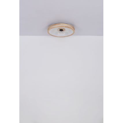 Globo - LED Hämardatav laeventilaator valgustiga LED/30W/230V 2700-6500K pruun + kaugjuhtimispult