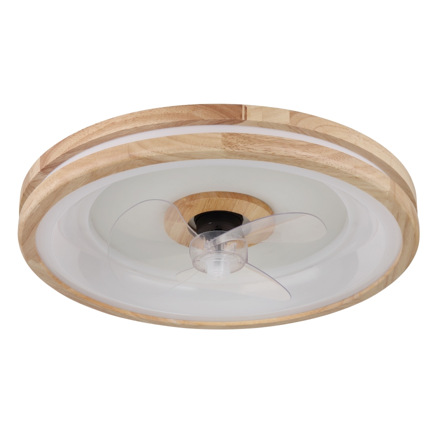 Globo - LED Hämardatav laeventilaator valgustiga LED/30W/230V 2700-6500K pruun + kaugjuhtimispult