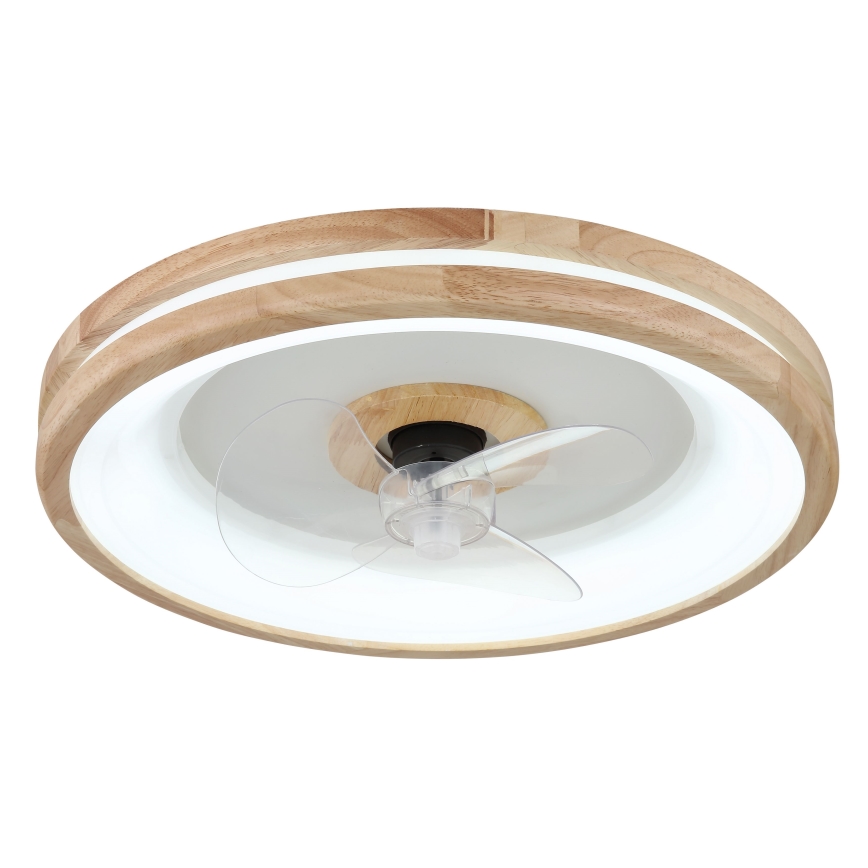 Globo - LED Hämardatav laeventilaator valgustiga LED/30W/230V 2700-6500K pruun + kaugjuhtimispult