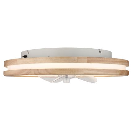Globo - LED Hämardatav laeventilaator valgustiga LED/30W/230V 2700-6500K pruun + kaugjuhtimispult