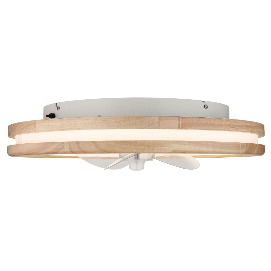 Globo - LED Hämardatav laeventilaator valgustiga LED/30W/230V 2700-6500K pruun + kaugjuhtimispult