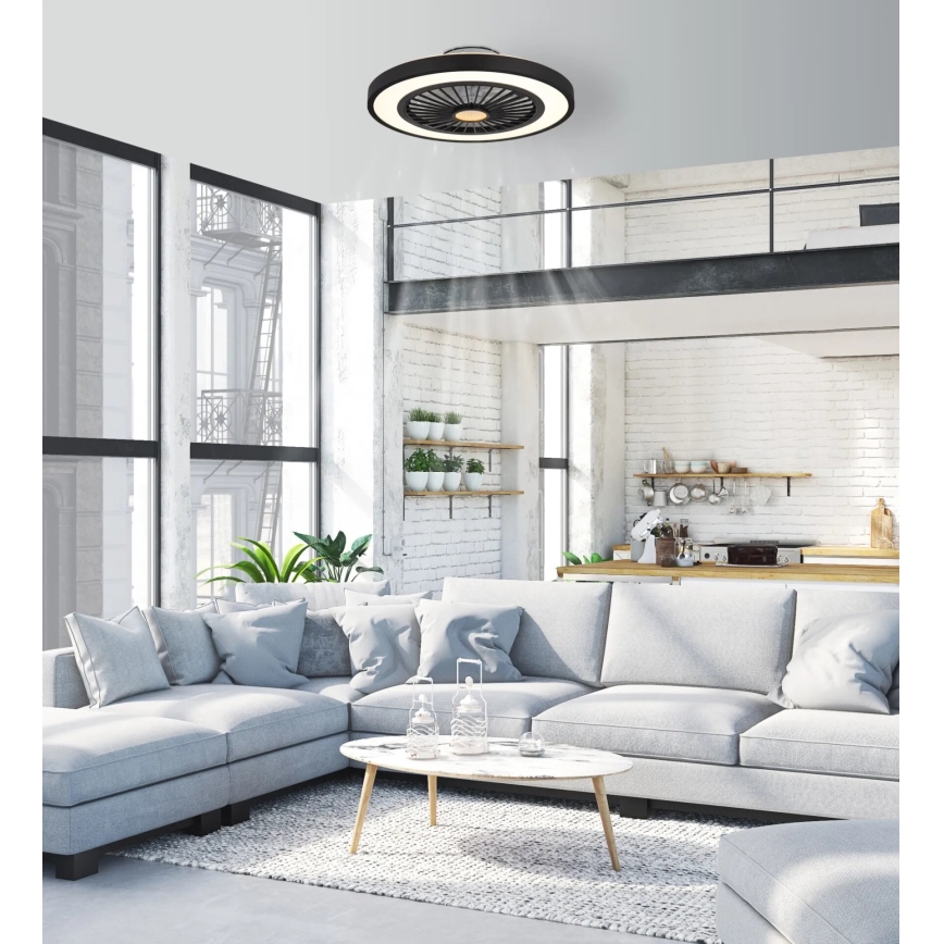 Globo - LED Hämardatav laeventilaator LED/45W/230V 3000-6500K + kaugjuhtimispult