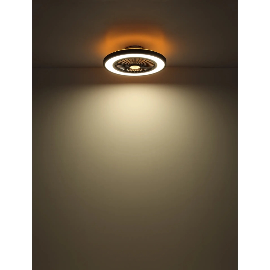 Globo - LED Hämardatav laeventilaator LED/45W/230V 3000-6500K + kaugjuhtimispult