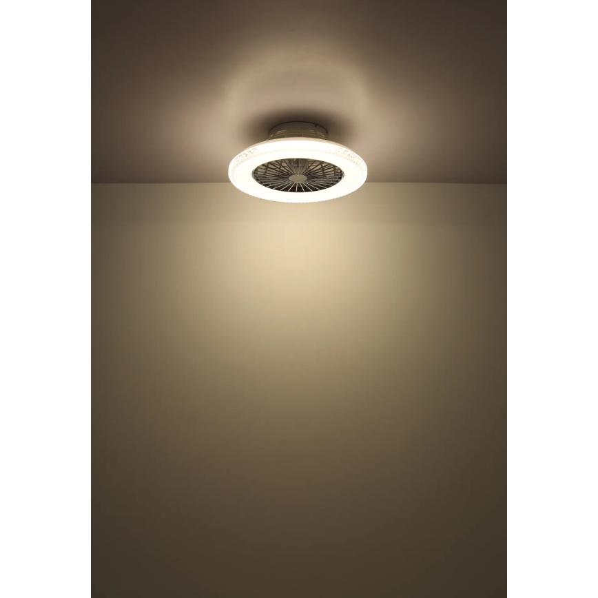 Globo - LED Hämardatav laeventilaator LED/40W/230V 3000-6500K + kaugjuhtimispult