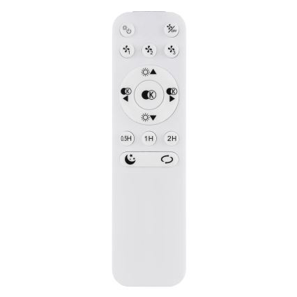 Globo - LED Hämardatav laeventilaator LED/40W/230V 3000-6500K + kaugjuhtimispult