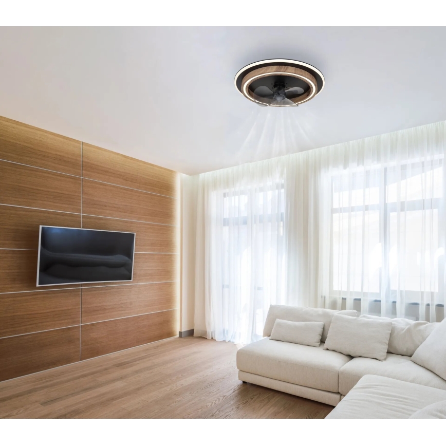 Globo - LED Hämardatav laeventilaator LED/32W/230V 2700-6500K + kaugjuhtimispult