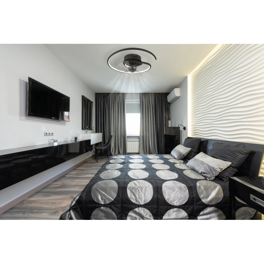 Globo - LED Hämardatav laeventilaator LED/30W/230V 2700-6500K + kaugjuhtimispult