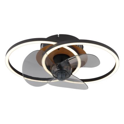 Globo - LED Hämardatav laeventilaator LED/24W/230V 2700-6500K + kaugjuhtimispult
