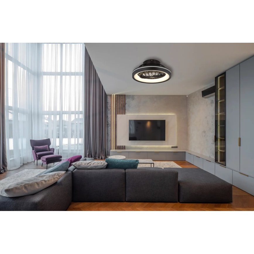 Globo - LED RGB Hämardatav lae ventilaator LED/40W/230V 2700-6500K + kaugjuhtimispult