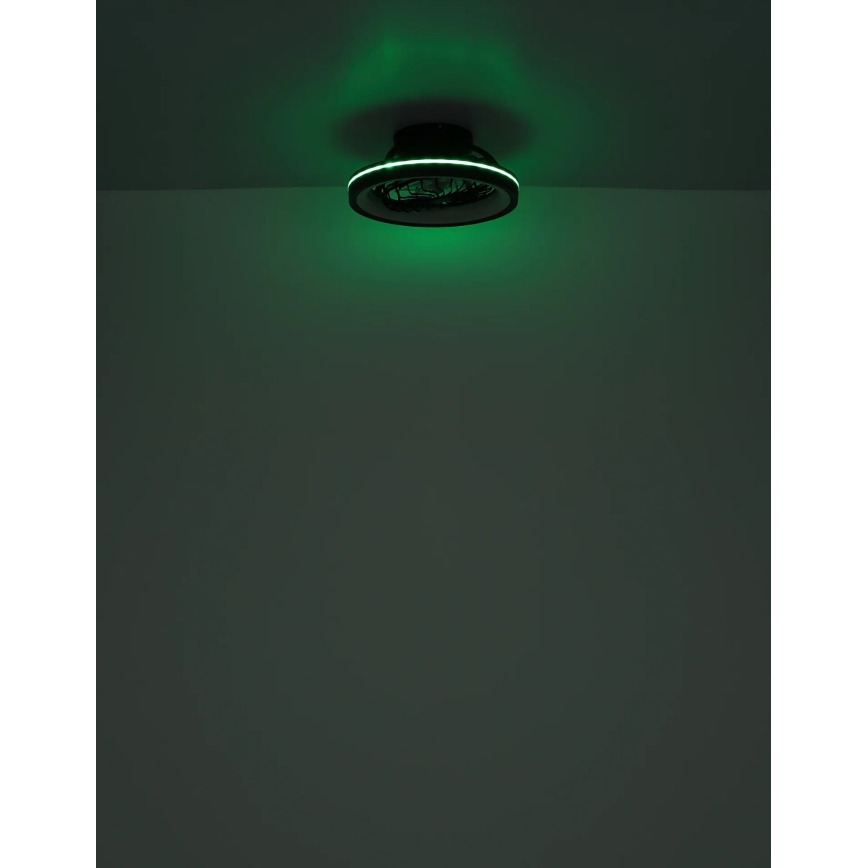 Globo - LED RGB Hämardatav lae ventilaator LED/40W/230V 2700-6500K + kaugjuhtimispult