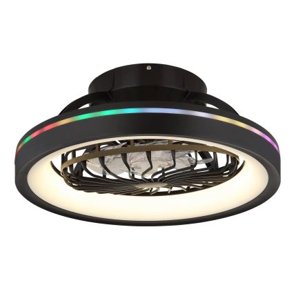 Globo - LED RGB Hämardatav lae ventilaator LED/40W/230V 2700-6500K + kaugjuhtimispult