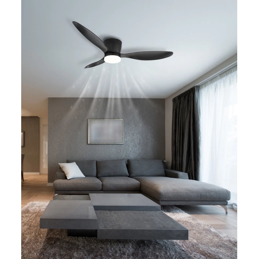 Globo - LED reguleeritav laeventilaator LED/20W/230V 3000-6500K + kaugjuhtimispult
