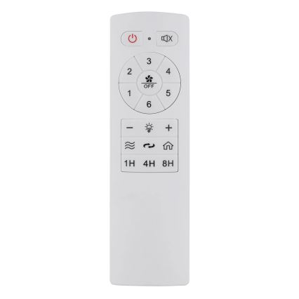 Globo - LED reguleeritav laeventilaator LED/20W/230V 3000-6500K + kaugjuhtimispult