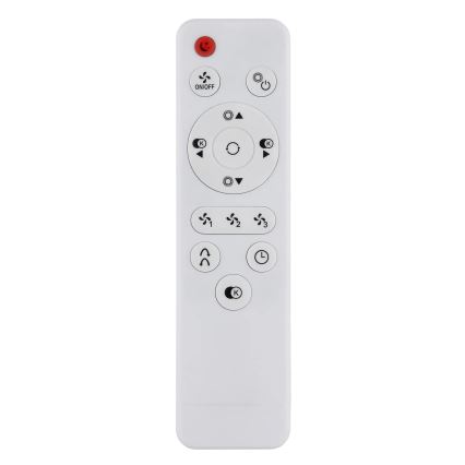 Globo - LED hämardatav laeventilaator LED/36W/230V 2700-6000K must + kaugjuhtimispult