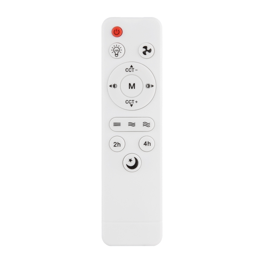 Globo - Hämardatav laeventilaator LED/15W/230V 2700-6500K must + kaugjuhtimispult