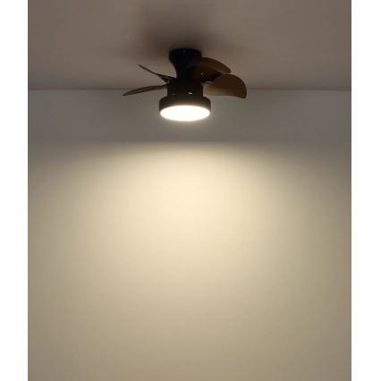 Globo - hämardatav LED-laeventilaator LED/22W/230V 3000/4500/6000K pruun + kaugjuhtimispult