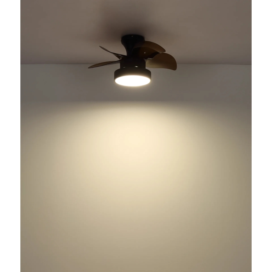 Globo - hämardatav LED-laeventilaator LED/22W/230V 3000/4500/6000K pruun + kaugjuhtimispult