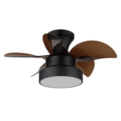 Globo - hämardatav LED-laeventilaator LED/22W/230V 3000/4500/6000K pruun + kaugjuhtimispult