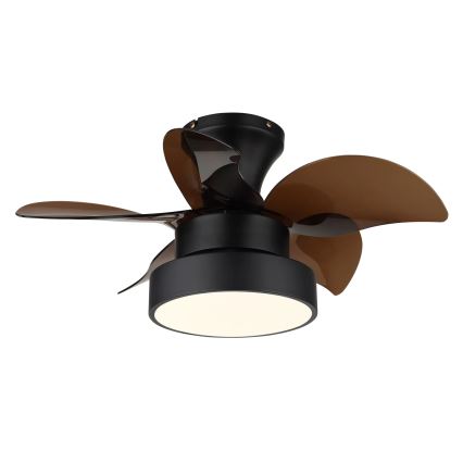 Globo - hämardatav LED-laeventilaator LED/22W/230V 3000/4500/6000K pruun + kaugjuhtimispult