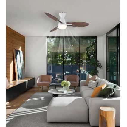 Globo - LED reguleeritav laeventilaator LED/22W/230V 3000/4500/6000K + kaugjuhtimispult