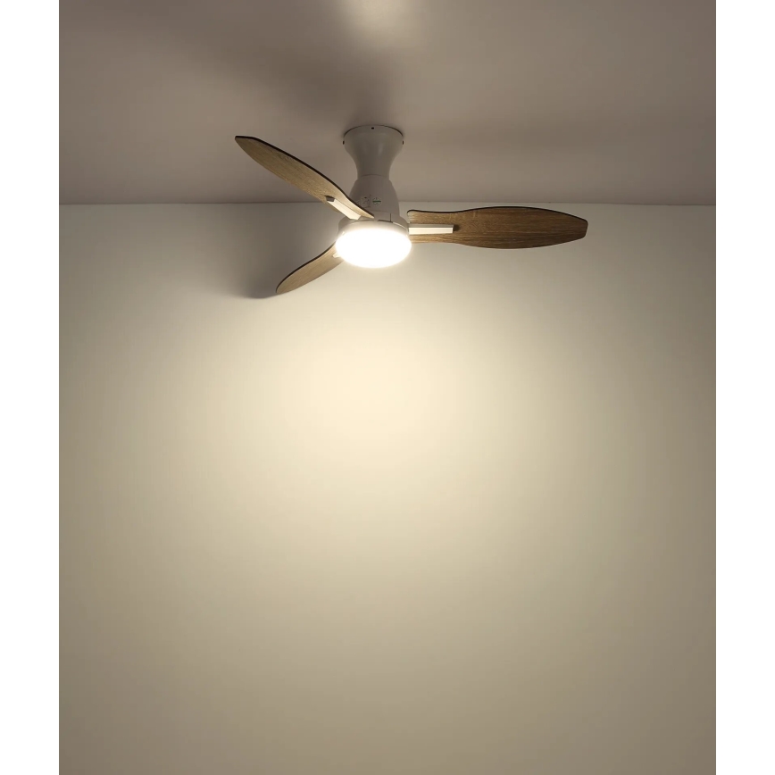 Globo - LED reguleeritav laeventilaator LED/22W/230V 3000/4500/6000K + kaugjuhtimispult