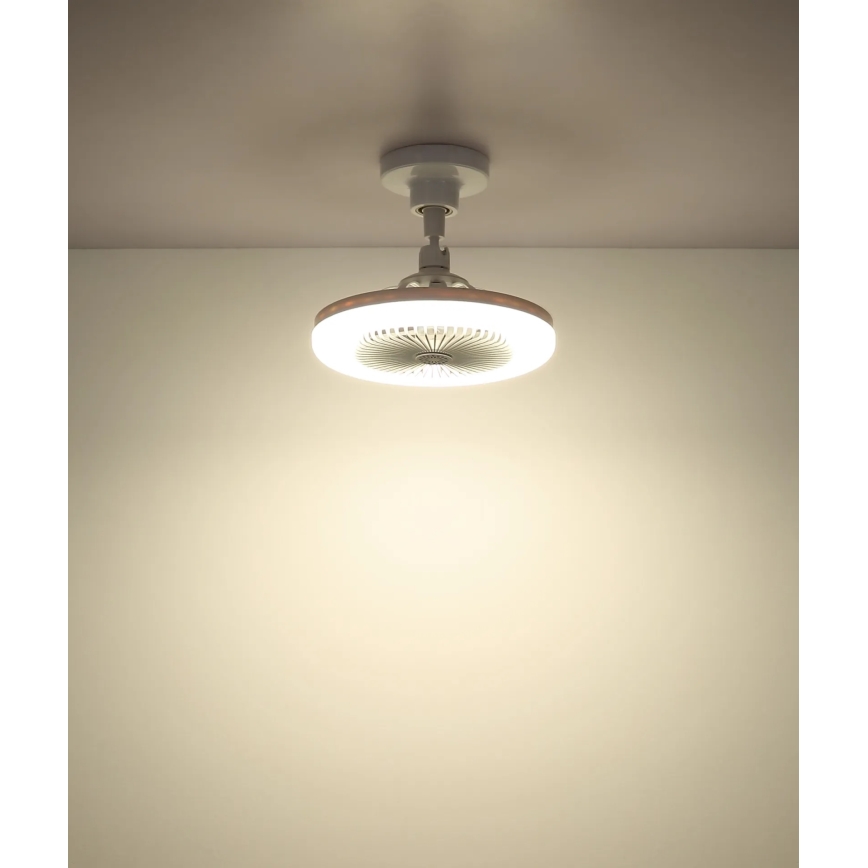 Globo - LED Hämardatav laeventilaator LED/20W/230V 3000-6500K valge + kaugjuhtimispult