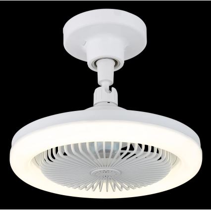 Globo - LED Hämardatav laeventilaator LED/20W/230V 3000-6500K valge + kaugjuhtimispult