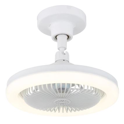Globo - LED Hämardatav laeventilaator LED/20W/230V 3000-6500K valge + kaugjuhtimispult