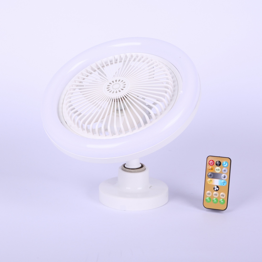 Globo - LED Hämardatav laeventilaator LED/20W/230V 3000-6500K valge + kaugjuhtimispult