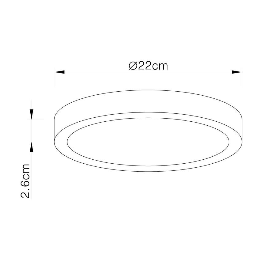 Globo - LED hämardatav laelamp LED/28W/230V