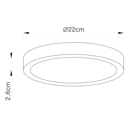 Globo - LED Laevalgusti LED/28W/230V