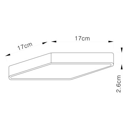 Globo 12367-22 - LED-laevalgusti VITOS LED/22W/230V