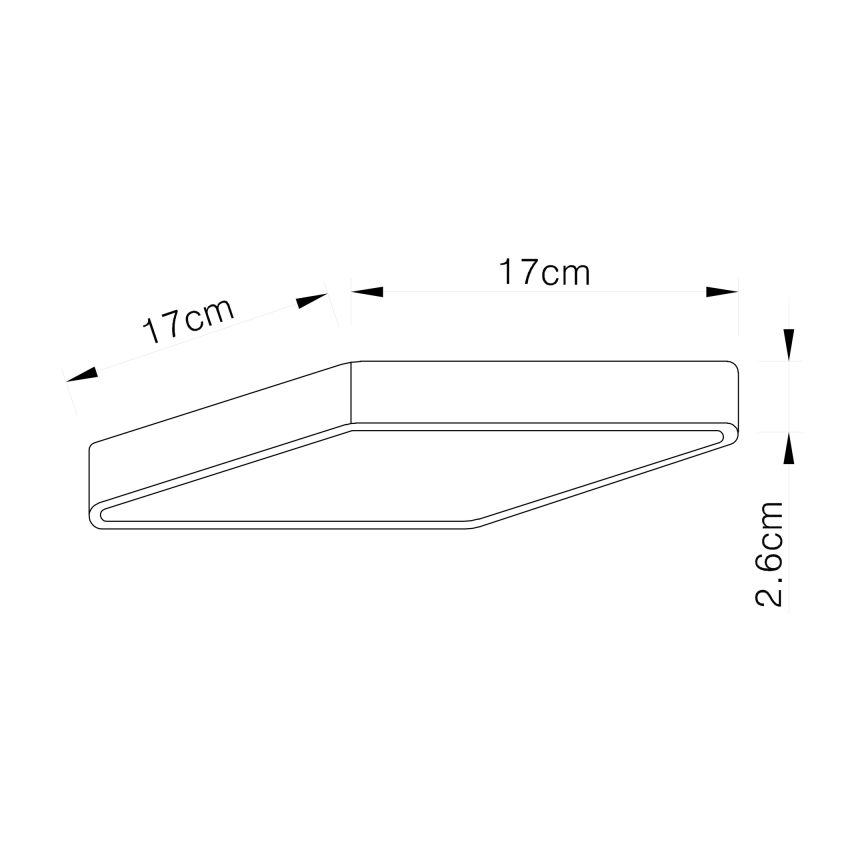 Globo 12367-22 - LED-laevalgusti VITOS LED/22W/230V