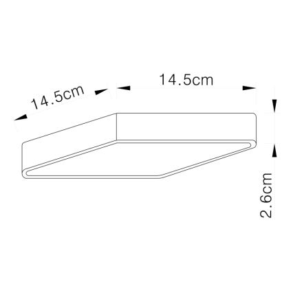 Globo - LED-laevalgusti LED/15W/230V