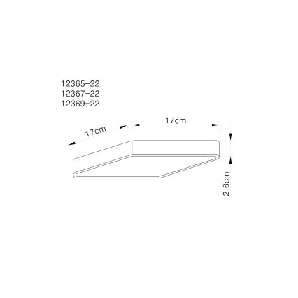 Globo - LED-laevalgusti LED/22W/230V