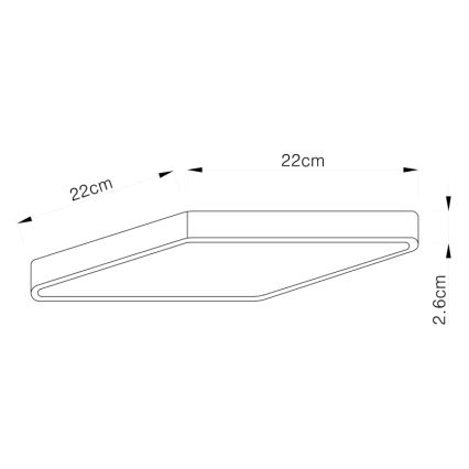 Globo - LED-laevalgusti LED/28W/230V