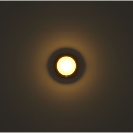 Globo - LED Laetav puutetundlik seinavalgusti LED/1,2W/3,7V d. 15 cm 1800 mAh must