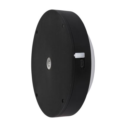 Globo - LED Laetav puutetundlik seinavalgusti LED/1,2W/3,7V d. 15 cm 1800 mAh must