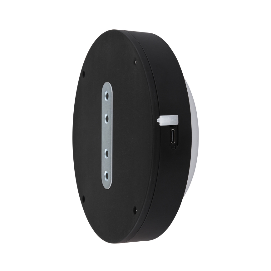 Globo - LED Laetav puutetundlik seinavalgusti LED/1,2W/3,7V d. 15 cm 1800 mAh must