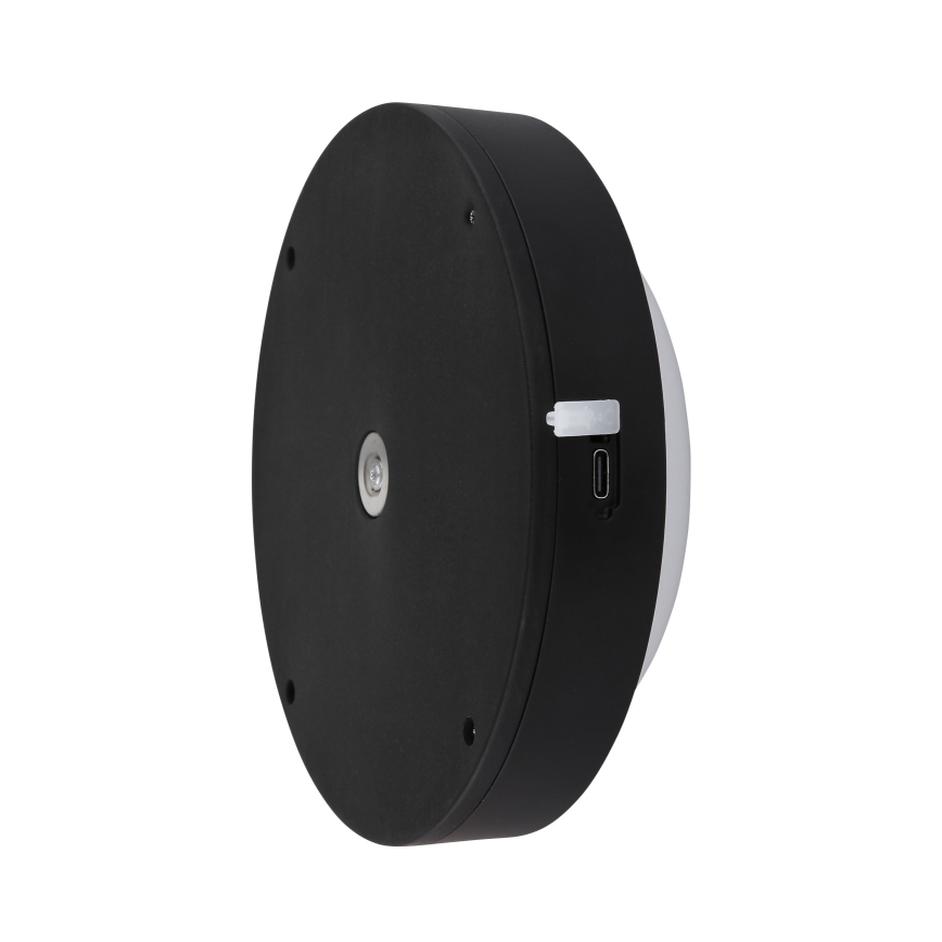 Globo - LED laetav seinavalgusti, laaditav, puutetundlik LED/1,2W/3,7V läbimõõt 15 cm 1800 mAh must