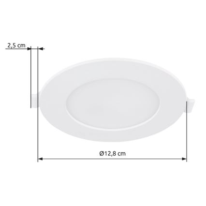 Globo - LED Süvistatav valgusti LED/6W/230V 4000K d. 12,8 cm