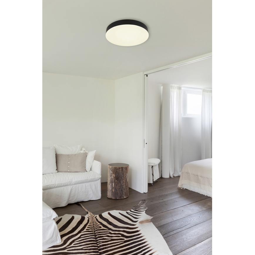 Globo - LED Laevalgusti LED/24W/230V 3000K/4000K/6500K d. 30 cm must