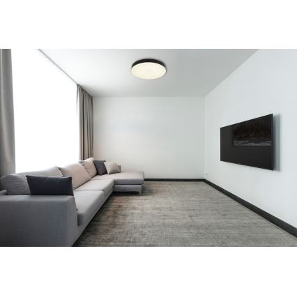 Globo - LED Laevalgusti LED/36W/230V 3000K/4000K/6500K d. 40 cm must