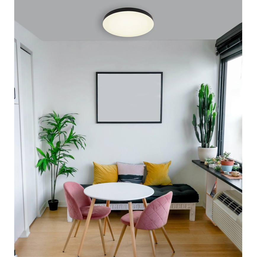 Globo - LED Laevalgusti LED/50W/230V 3000K/4000K/6500K d. 50 cm must